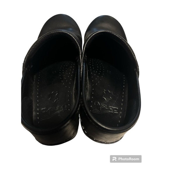 Dansko Professional Ebony Black Leather Clogs Women’s Size‎ 36 US 5.5 - Picture 7 of 8